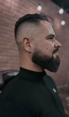 Broda + fade profil w Gentlemen Barber Shop Radom - realizacja barberska w Radomiu