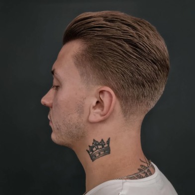 Classic taper w Gentlemen Barber Shop Radom - realizacja barberska w Radomiu