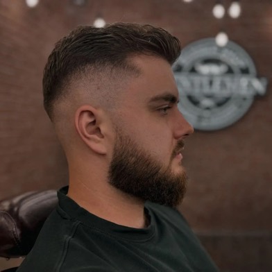 Combo broda + fade w Gentlemen Barber Shop Radom - realizacja barberska w Radomiu