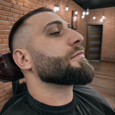 Kontur brody po goleniu w Gentlemen Barber Shop Radom - realizacja barberska w Radomiu