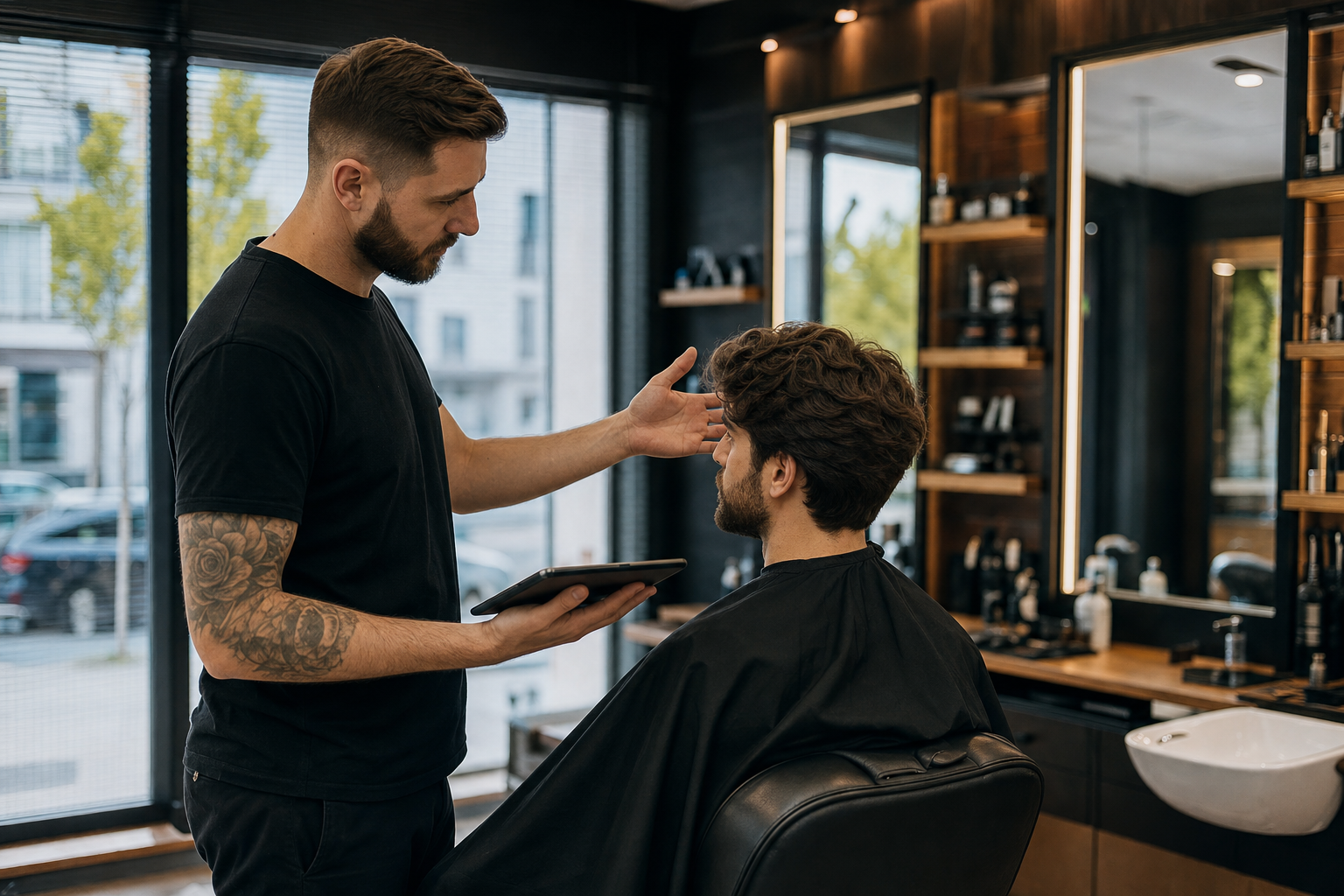 Barber Radom dla gęstych, falowanych i trudnych włosów: jak dobrać cięcie, które nie żyje własnym życiem