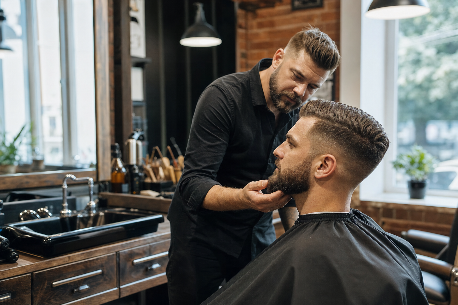 Barber Radom na lato w mieście: krótsze cięcie, lekka broda i wygodny wygląd bez przesady