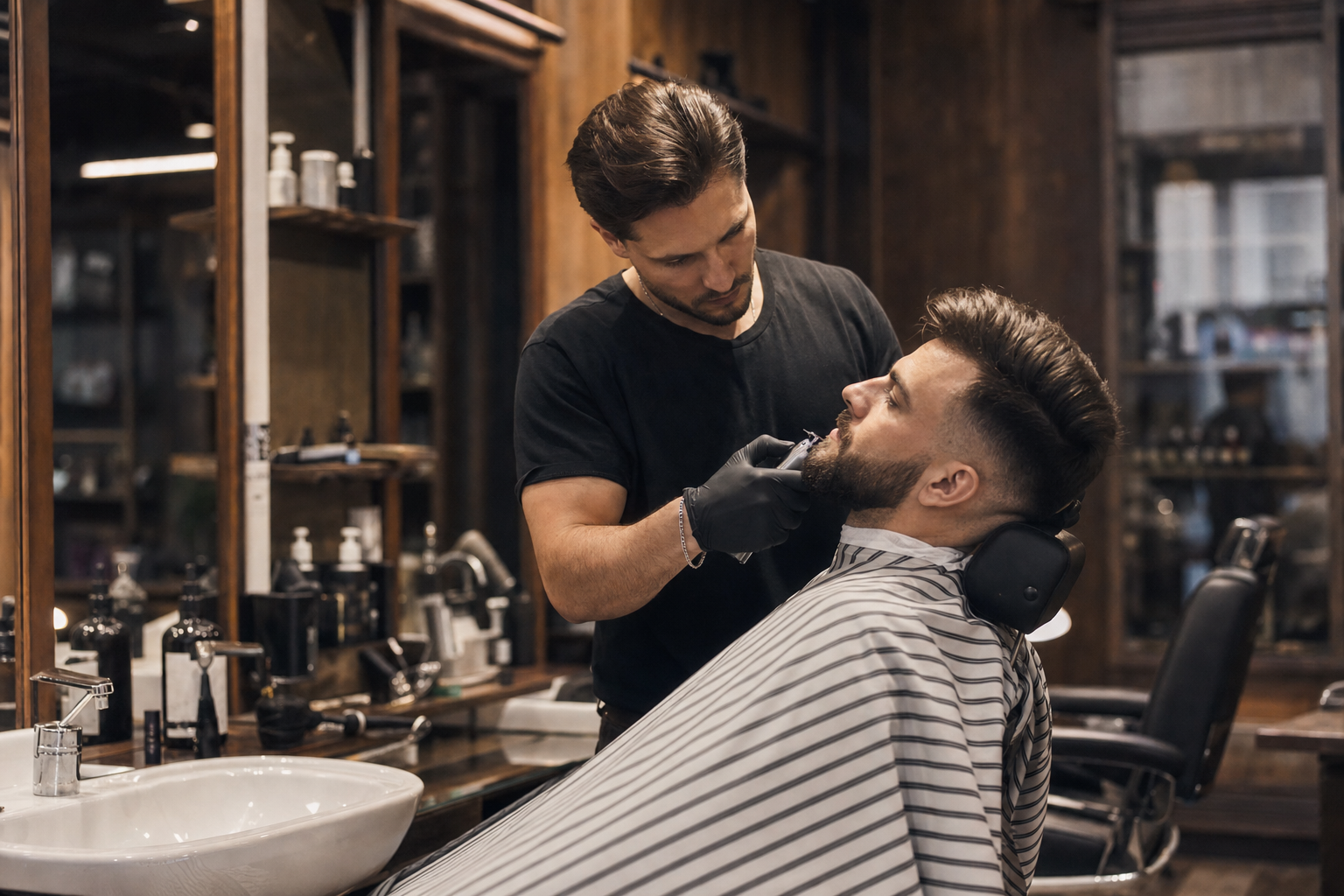 Barber Radom po pracy i przed wieczorem: jak szybko odświeżyć włosy i brodę bez efektu „prosto z salonu”