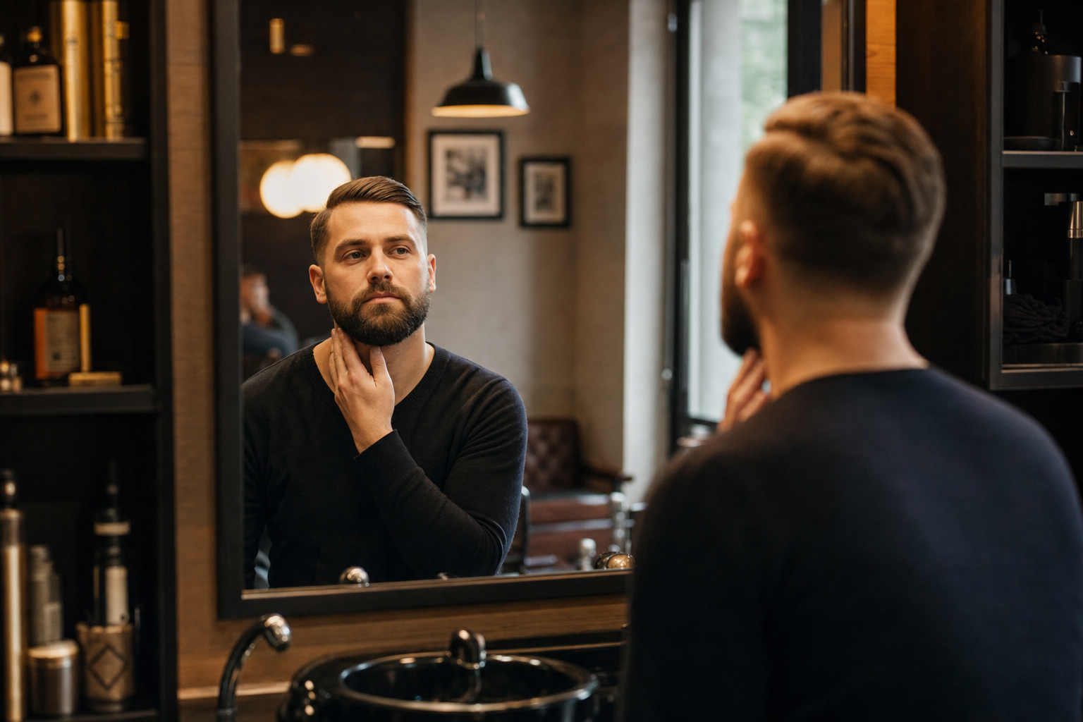 Barber Radom przed zdjęciem do dokumentów i profilem biznesowym: jak przygotować włosy i brodę, żeby wyglądać naturalnie