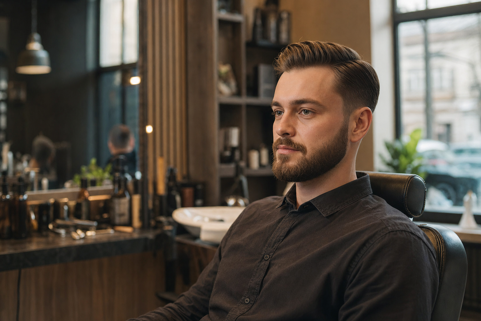 Barber Radom przed zdjęciem do dokumentów i profilu: jak przygotować włosy oraz brodę, żeby wyglądać naturalnie